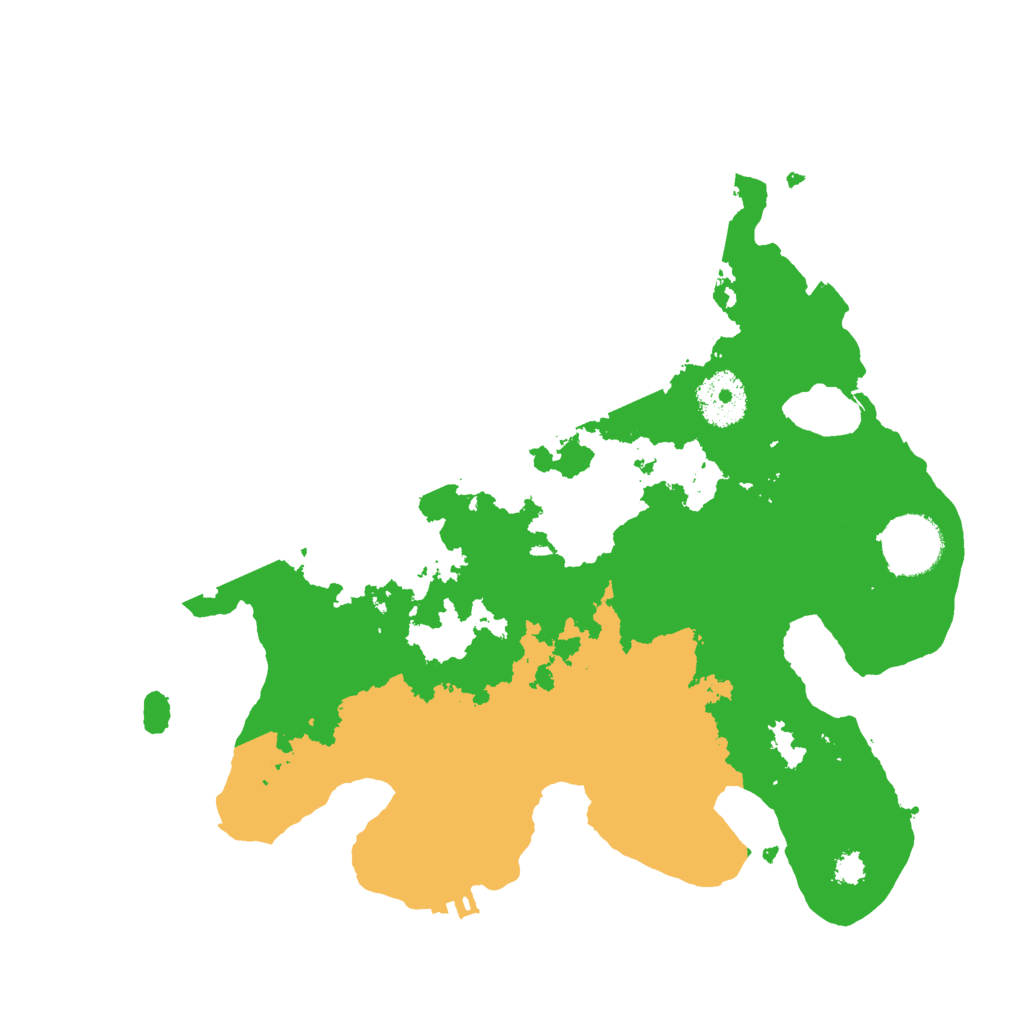 Biome Rust Map: Procedural Map, Size: 3000, Seed: 27915