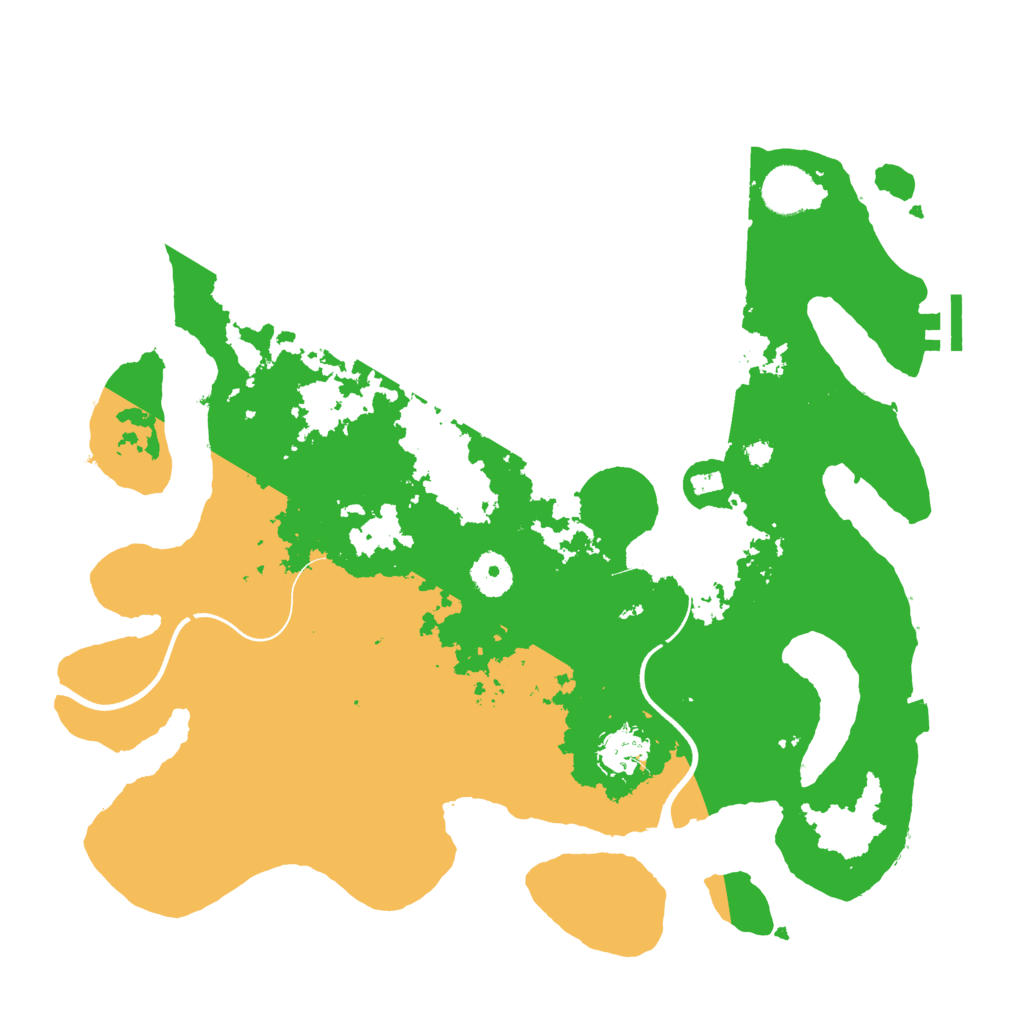 Biome Rust Map: Procedural Map, Size: 3650, Seed: 85939741