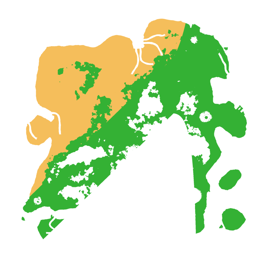 Biome Rust Map: Procedural Map, Size: 3550, Seed: 35309442