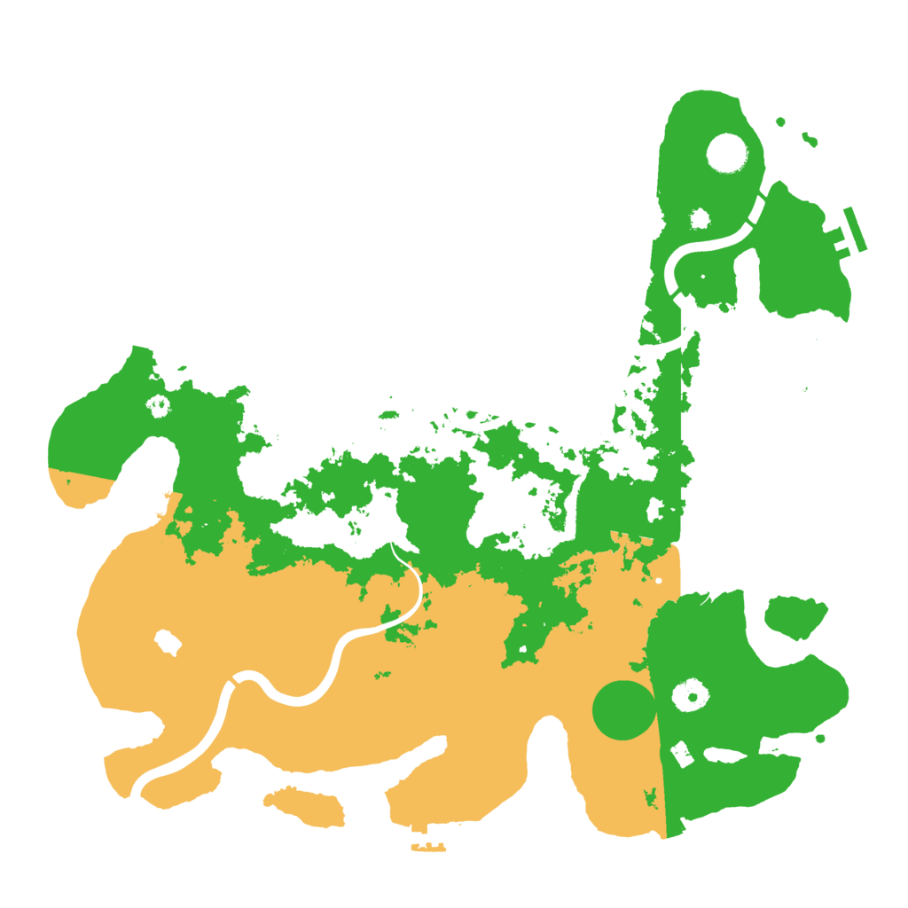 Biome Rust Map: Procedural Map, Size: 4000, Seed: 88362561
