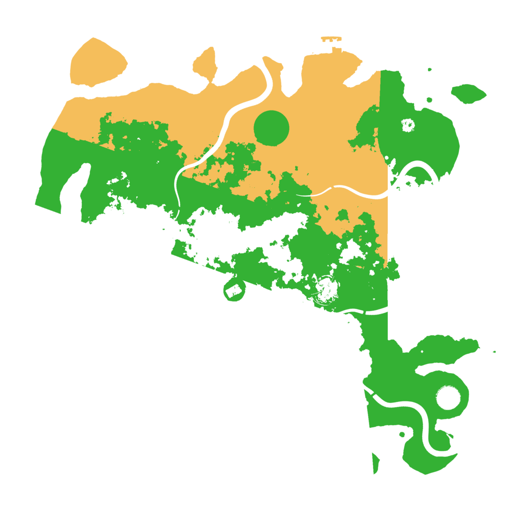 Biome Rust Map: Procedural Map, Size: 3850, Seed: 51810423