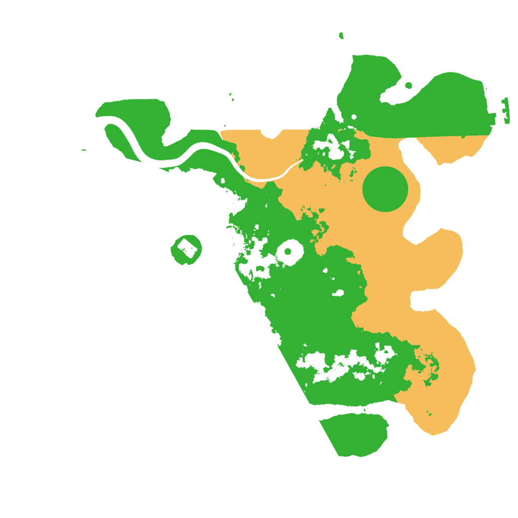Biome Rust Map: Procedural Map, Size: 3000, Seed: 3470186