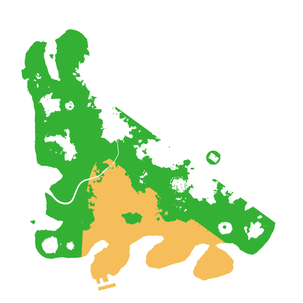 Biome Rust Map: Procedural Map, Size: 3450, Seed: 46002590