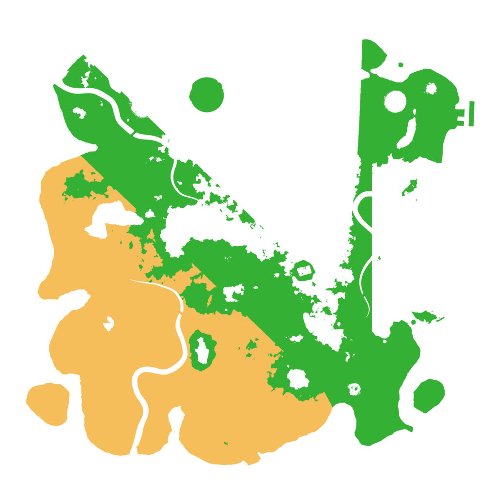 Biome Rust Map: Procedural Map, Size: 4000, Seed: 50405
