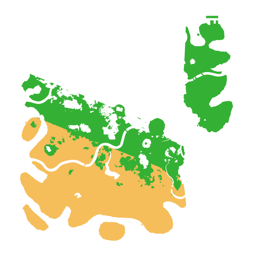 Biome Rust Map: Procedural Map, Size: 4250, Seed: 64201073