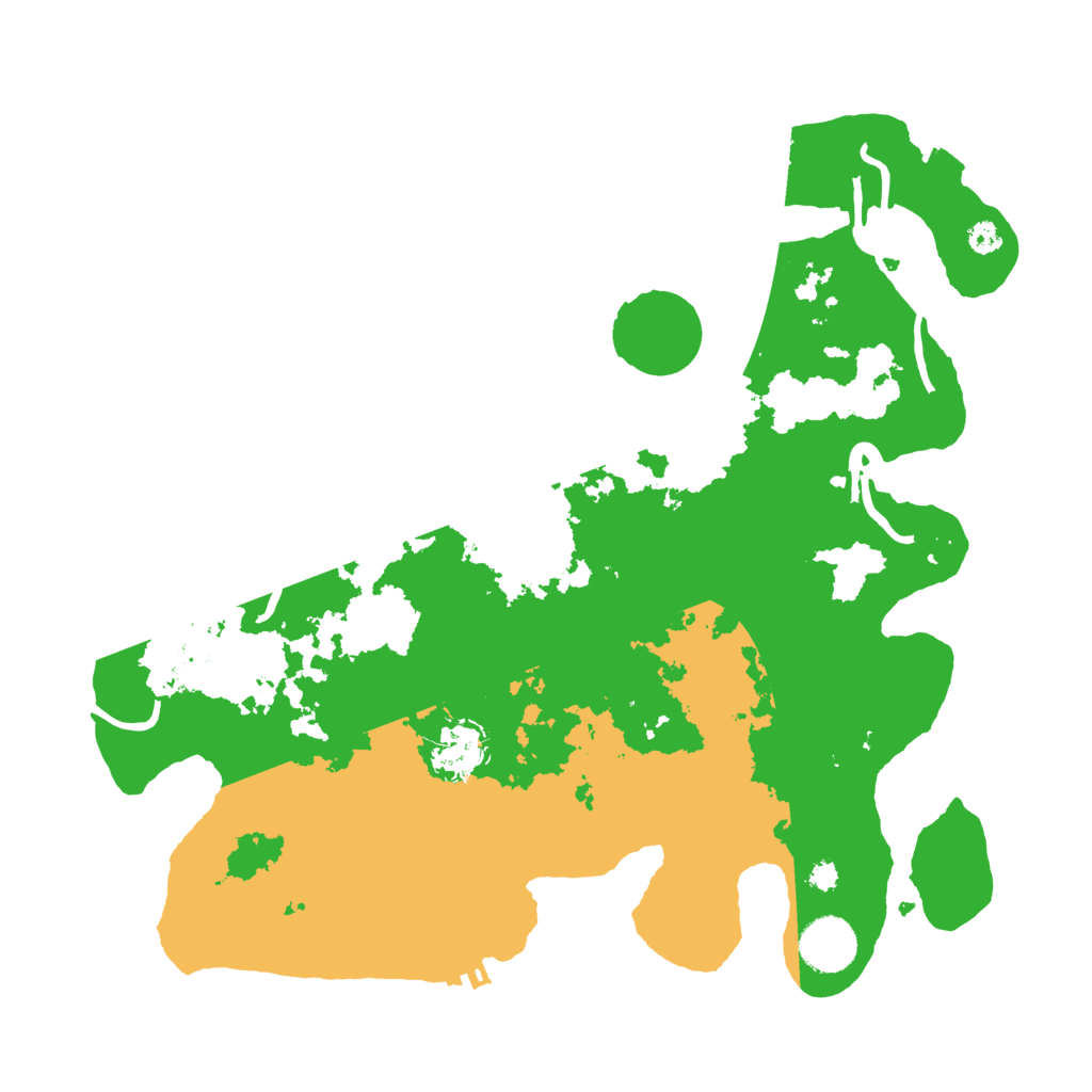 Biome Rust Map: Procedural Map, Size: 3450, Seed: 16289584