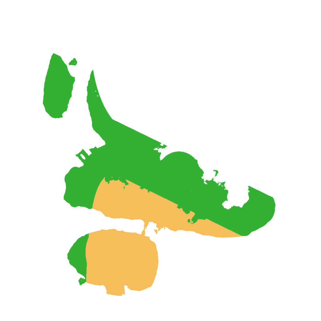 Biome Rust Map: Procedural Map, Size: 2025, Seed: 1225825929