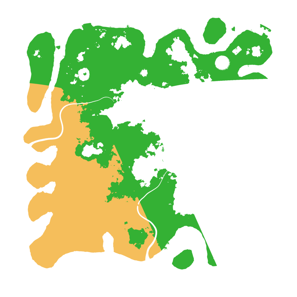 Biome Rust Map: Procedural Map, Size: 3650, Seed: 60418135