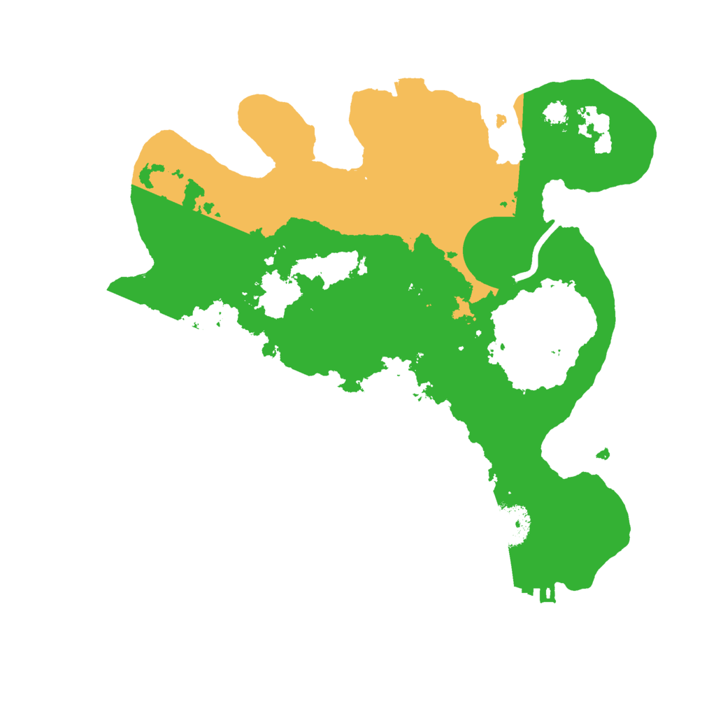 Biome Rust Map: Procedural Map, Size: 2800, Seed: 546258