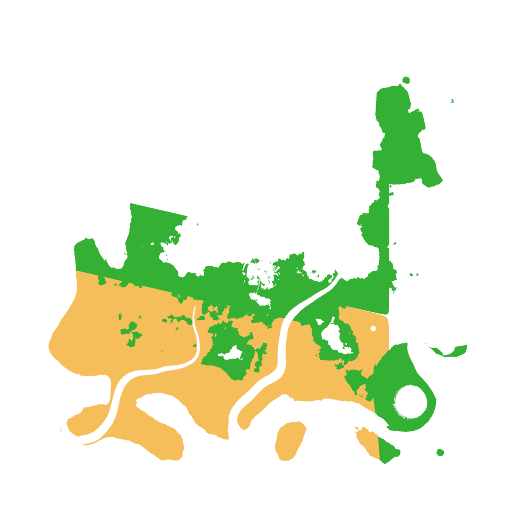 Biome Rust Map: Procedural Map, Size: 2800, Seed: 1200