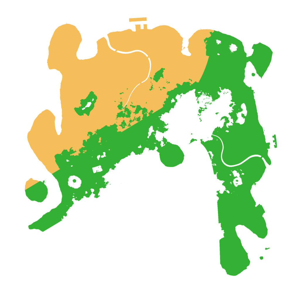 Biome Rust Map: Procedural Map, Size: 3450, Seed: 60540413