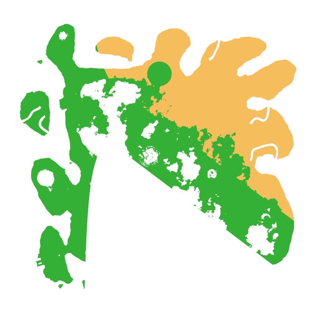 Biome Rust Map: Procedural Map, Size: 3450, Seed: 15477067