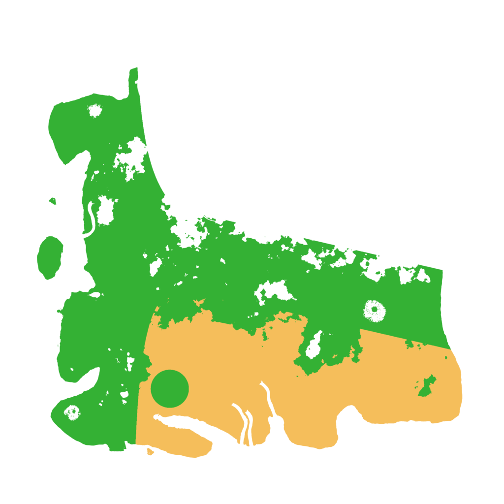 Biome Rust Map: Procedural Map, Size: 3500, Seed: 73901258