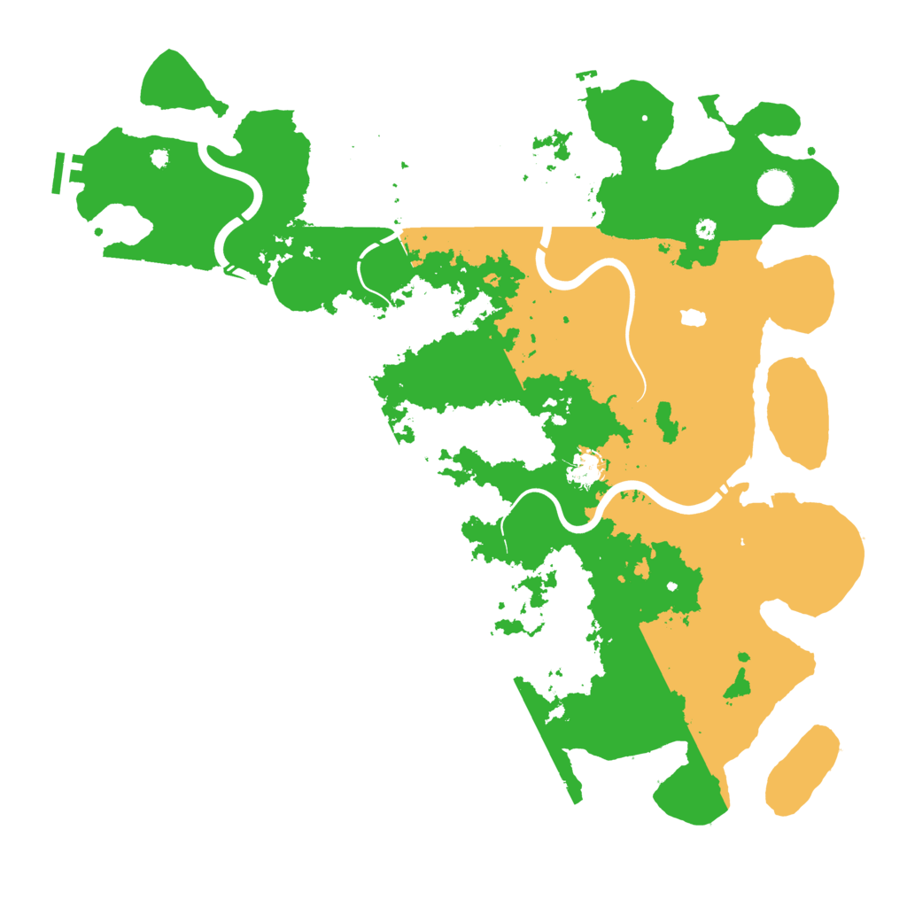 Biome Rust Map: Procedural Map, Size: 4400, Seed: 50514273