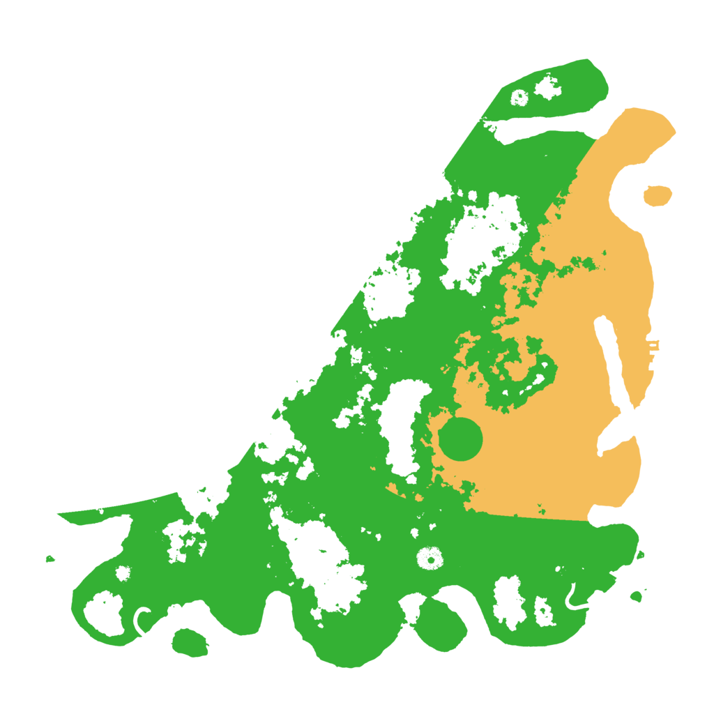 Biome Rust Map: Procedural Map, Size: 4300, Seed: 2312412