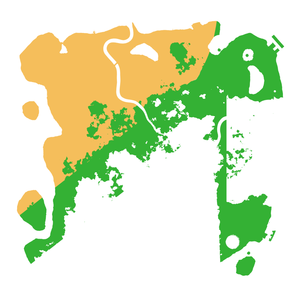 Biome Rust Map: Procedural Map, Size: 3900, Seed: 82072464