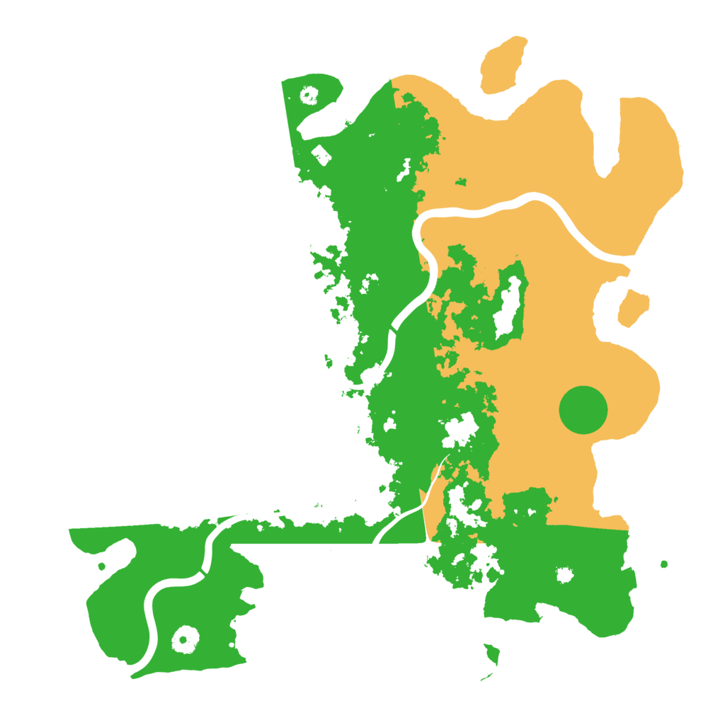 Biome Rust Map: Procedural Map, Size: 3950, Seed: 50547220