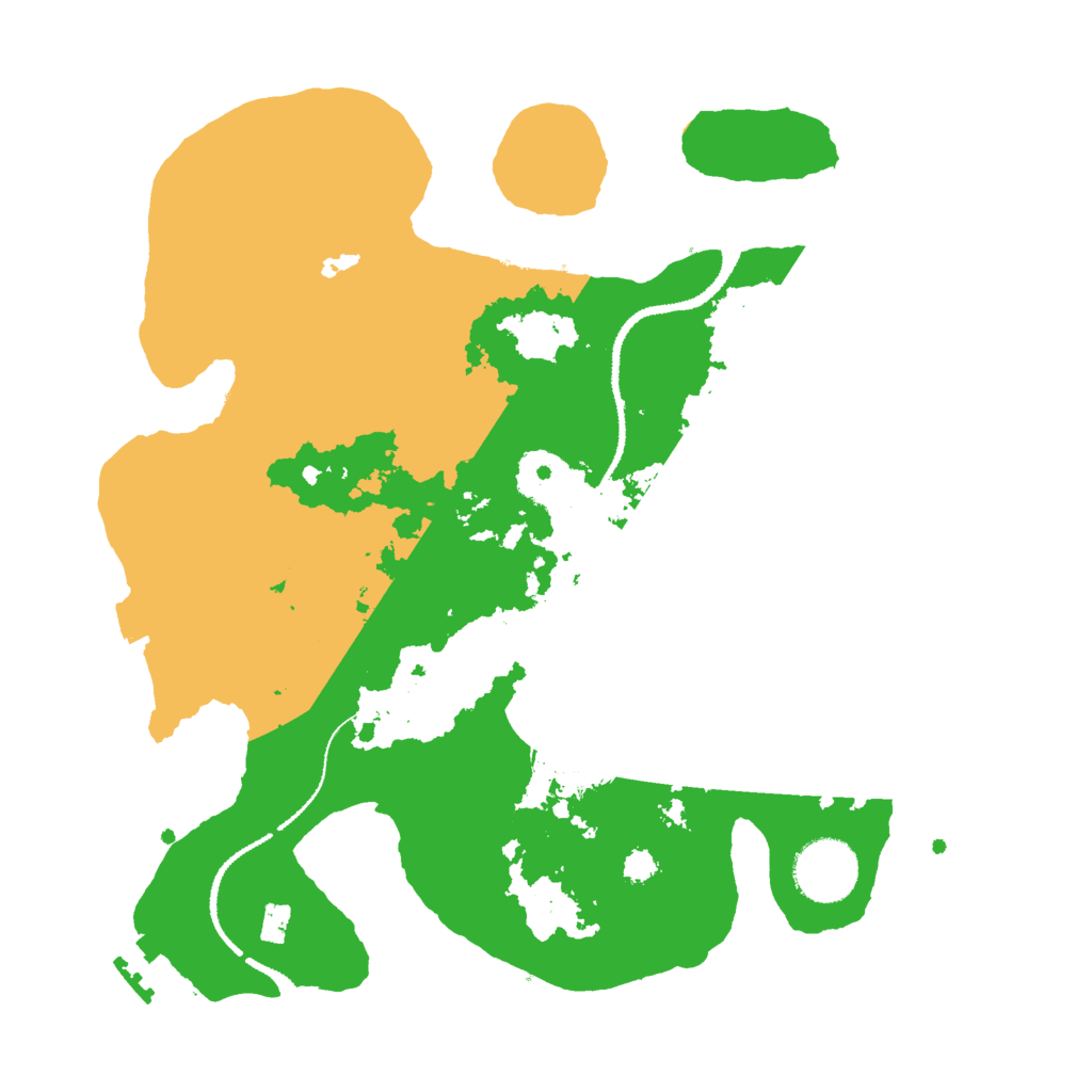 Biome Rust Map: Procedural Map, Size: 3000, Seed: 1429