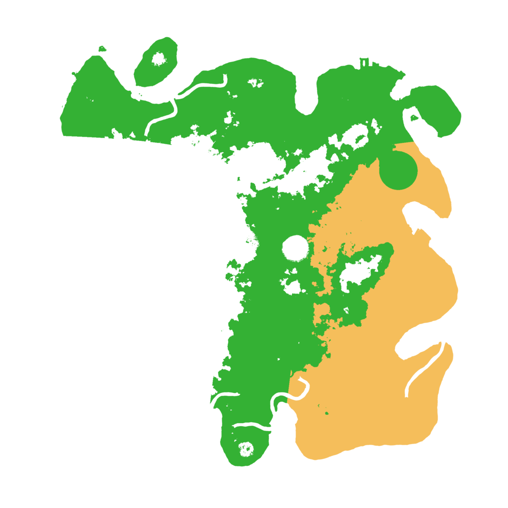 Biome Rust Map: Procedural Map, Size: 3500, Seed: 1263369036