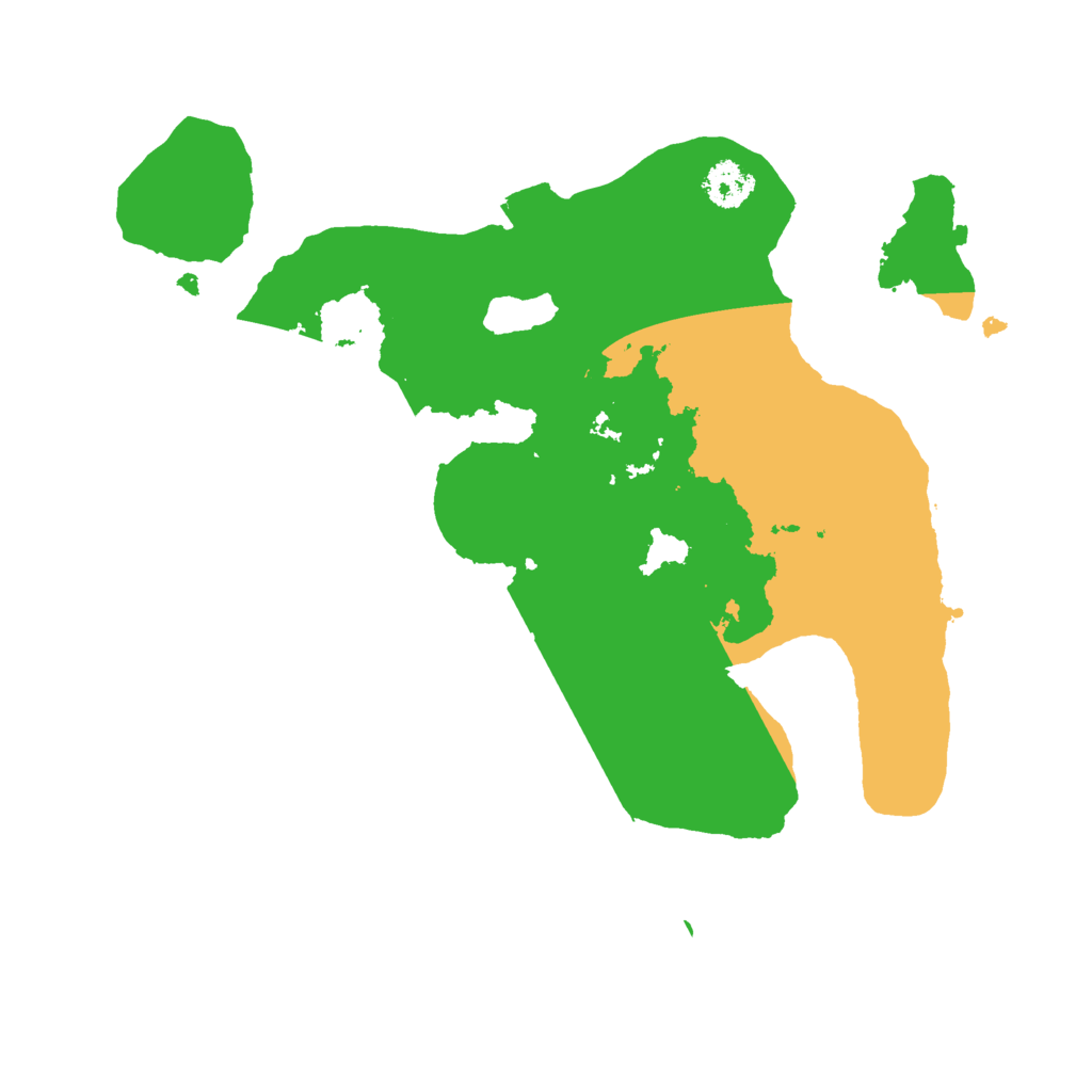 Biome Rust Map: Procedural Map, Size: 2400, Seed: 718739344