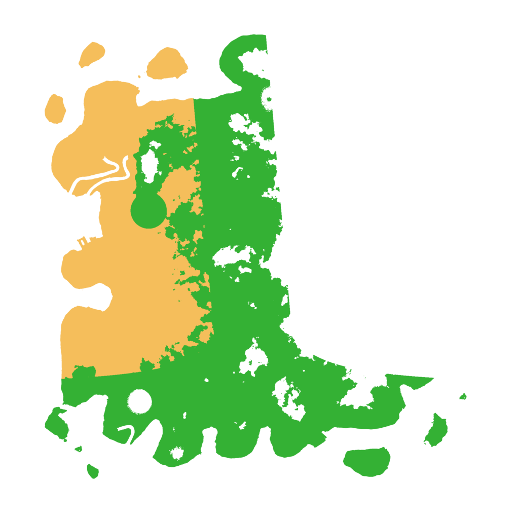 Biome Rust Map: Procedural Map, Size: 3800, Seed: 17222546