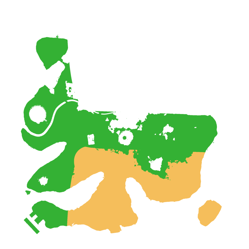 Biome Rust Map: Procedural Map, Size: 2600, Seed: 89567566