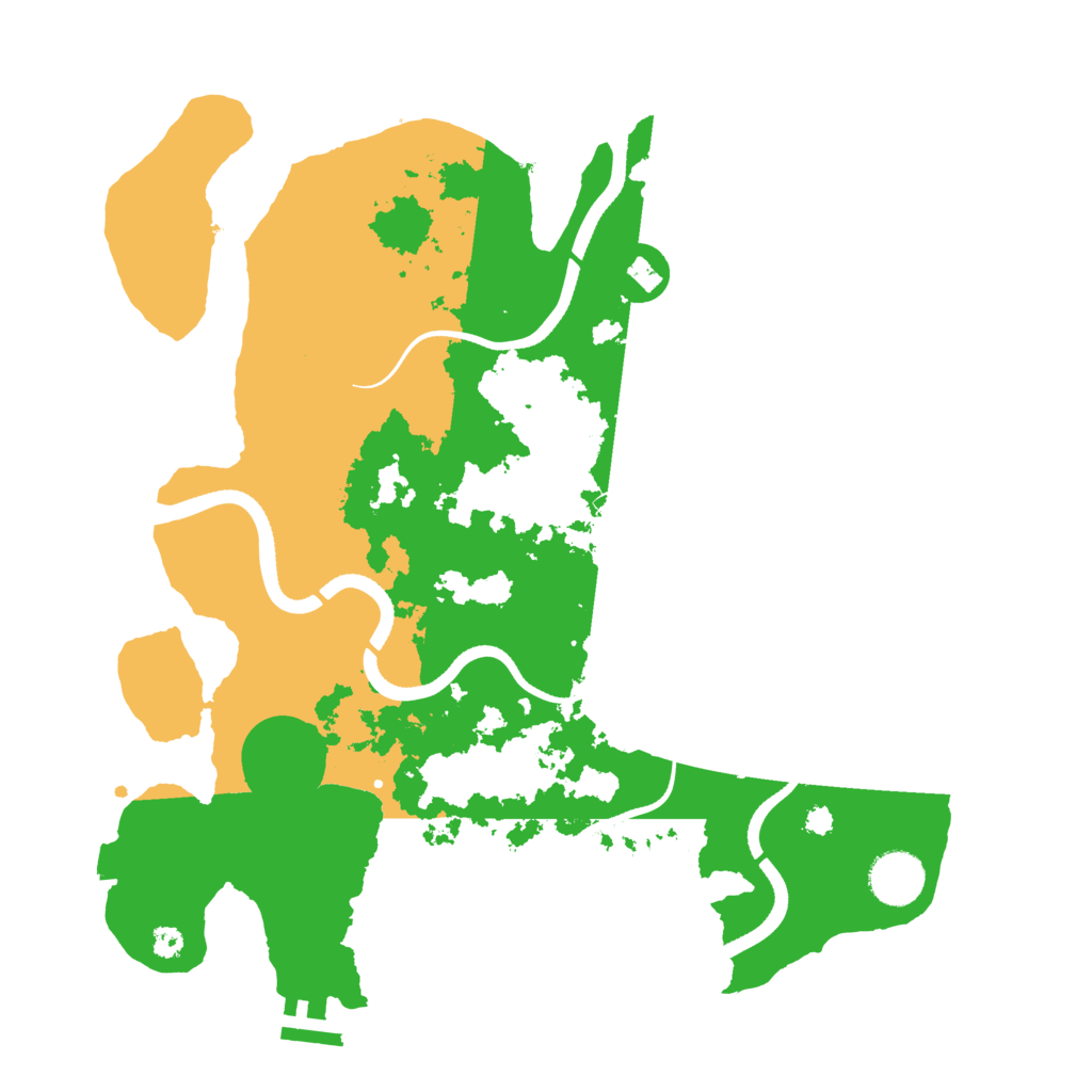 Biome Rust Map: Procedural Map, Size: 3500, Seed: 2063001385