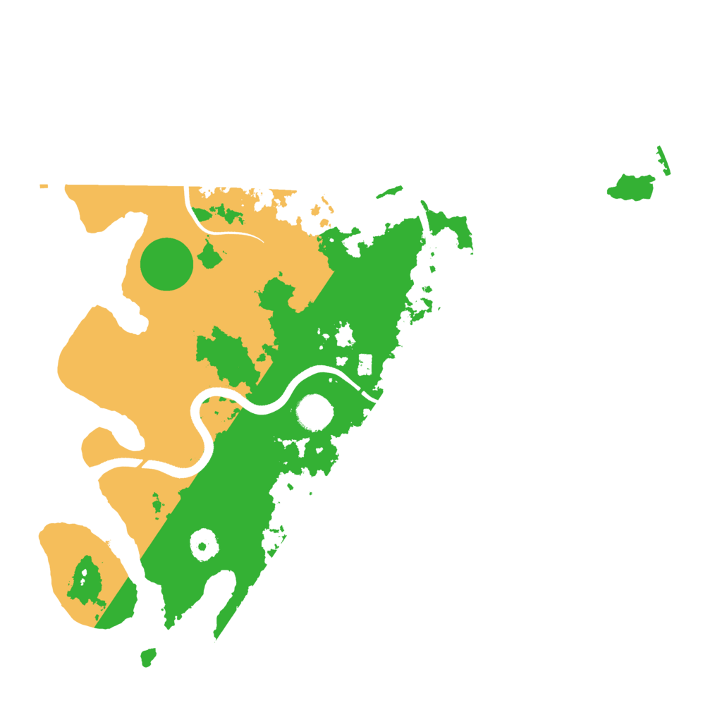 Biome Rust Map: Procedural Map, Size: 3600, Seed: 94659306