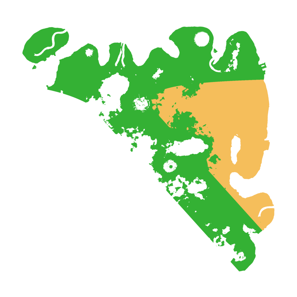 Biome Rust Map: Procedural Map, Size: 3550, Seed: 91722064