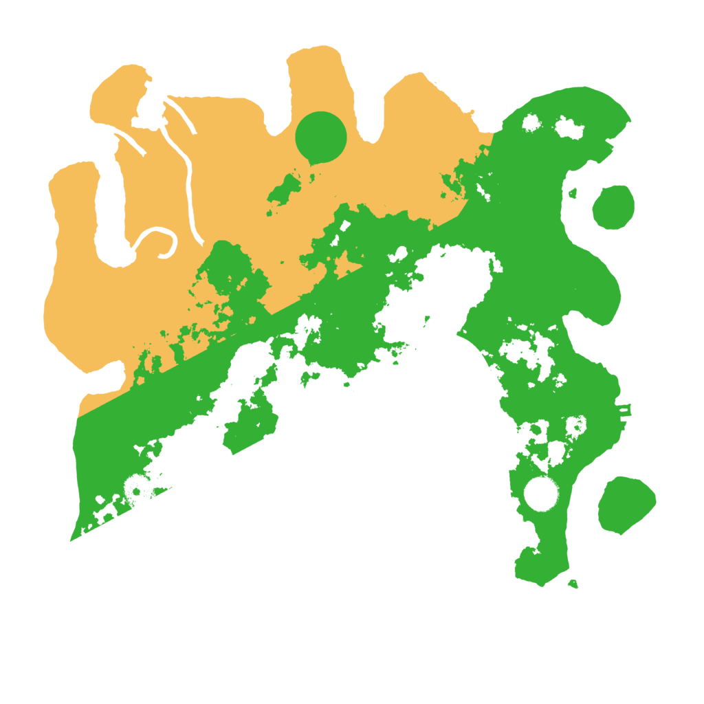 Biome Rust Map: Procedural Map, Size: 3600, Seed: 62364940