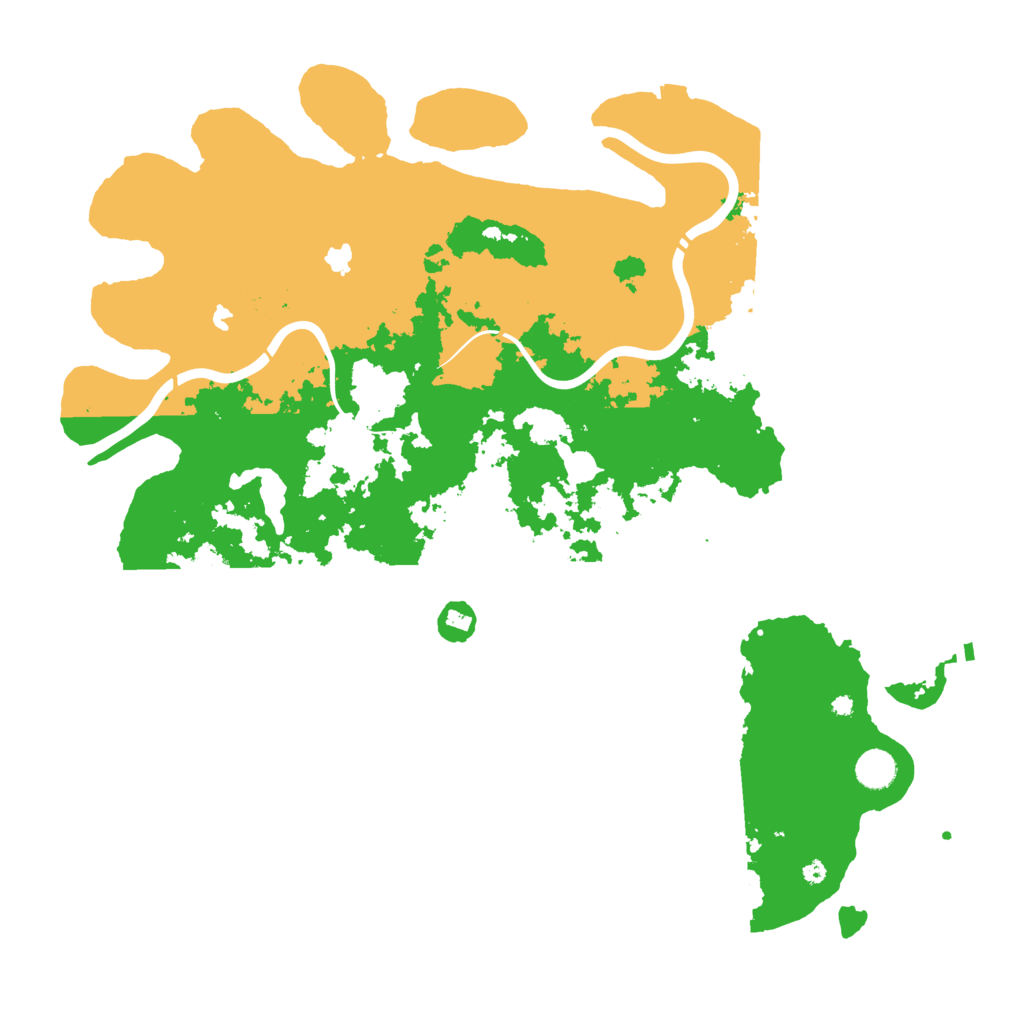 Biome Rust Map: Procedural Map, Size: 4500, Seed: 1630316583
