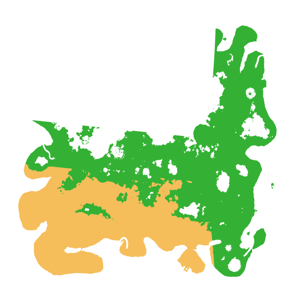 Biome Rust Map: Procedural Map, Size: 4300, Seed: 36605691