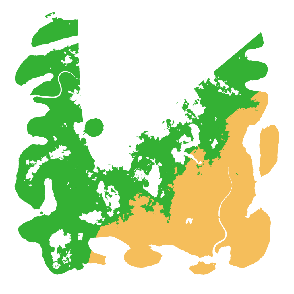 Biome Rust Map: Procedural Map, Size: 4300, Seed: 31850592
