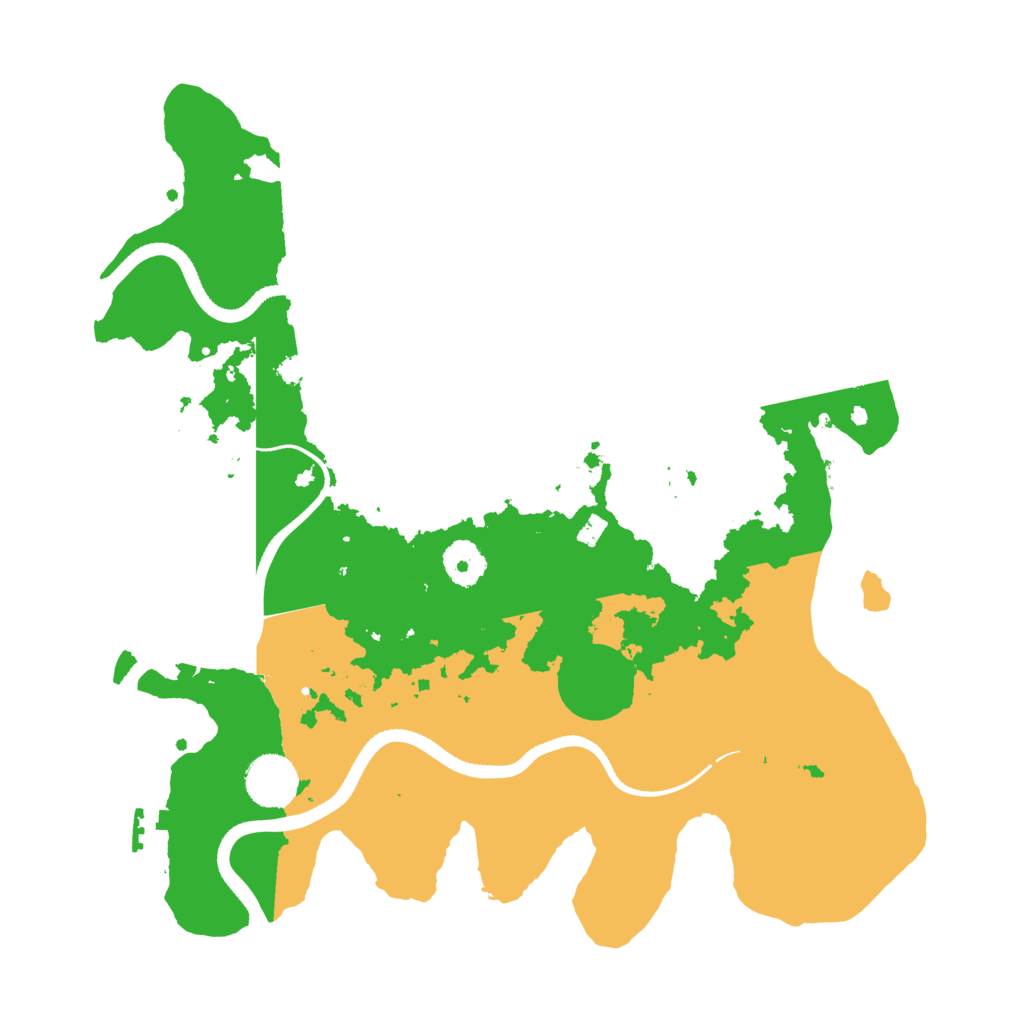 Biome Rust Map: Procedural Map, Size: 3550, Seed: 98848542
