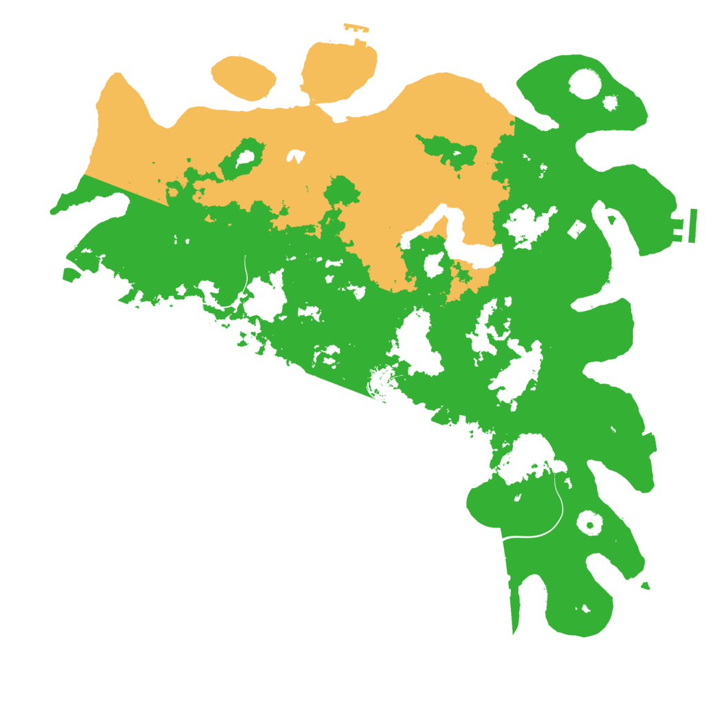Biome Rust Map: Procedural Map, Size: 4200, Seed: 2070785722