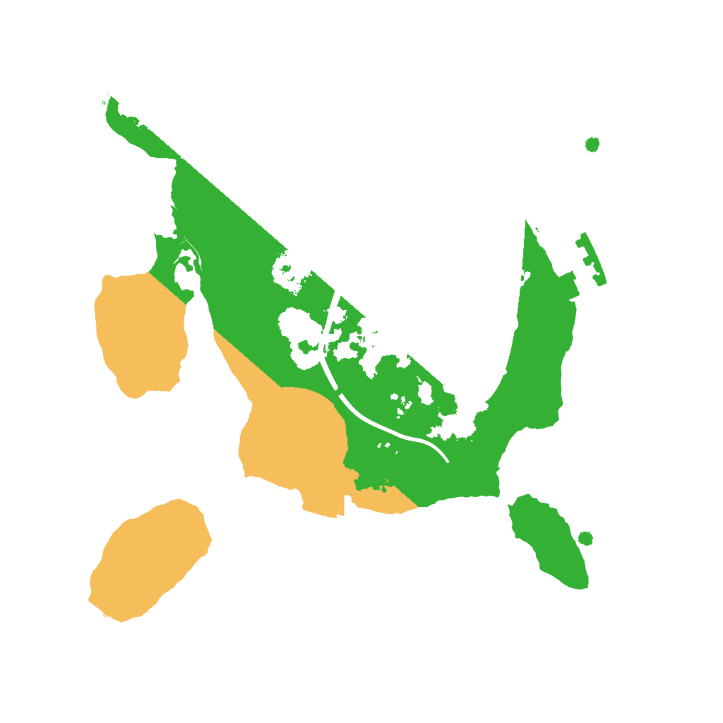 Biome Rust Map: Procedural Map, Size: 2000, Seed: 935743