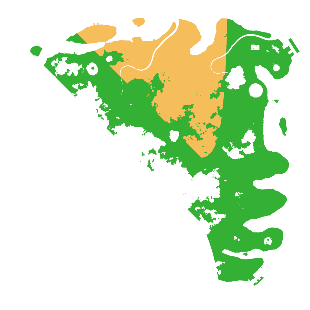 Biome Rust Map: Procedural Map, Size: 3900, Seed: 10700145