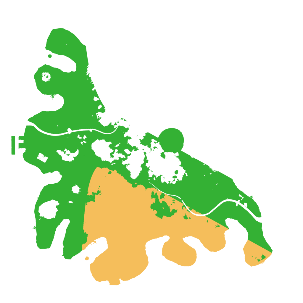 Biome Rust Map: Procedural Map, Size: 3300, Seed: 39