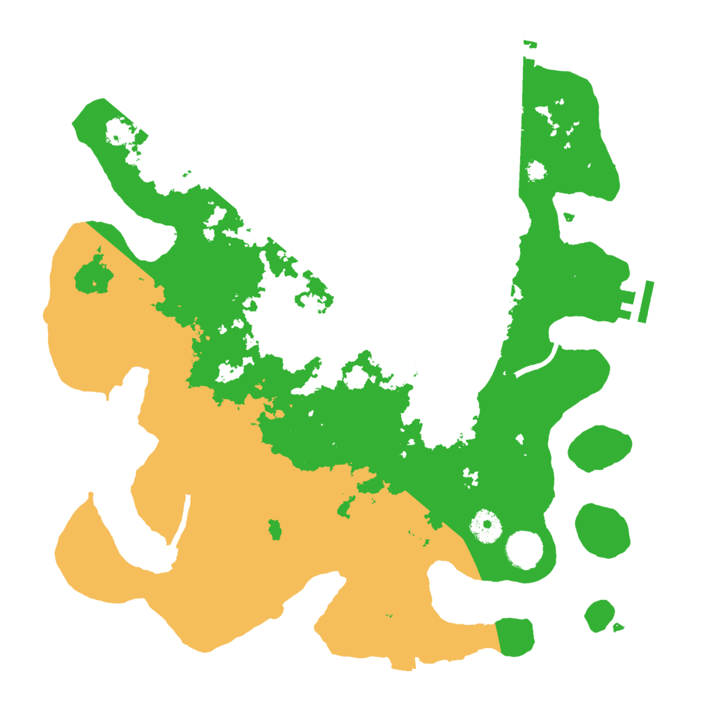 Biome Rust Map: Procedural Map, Size: 3400, Seed: 239457835