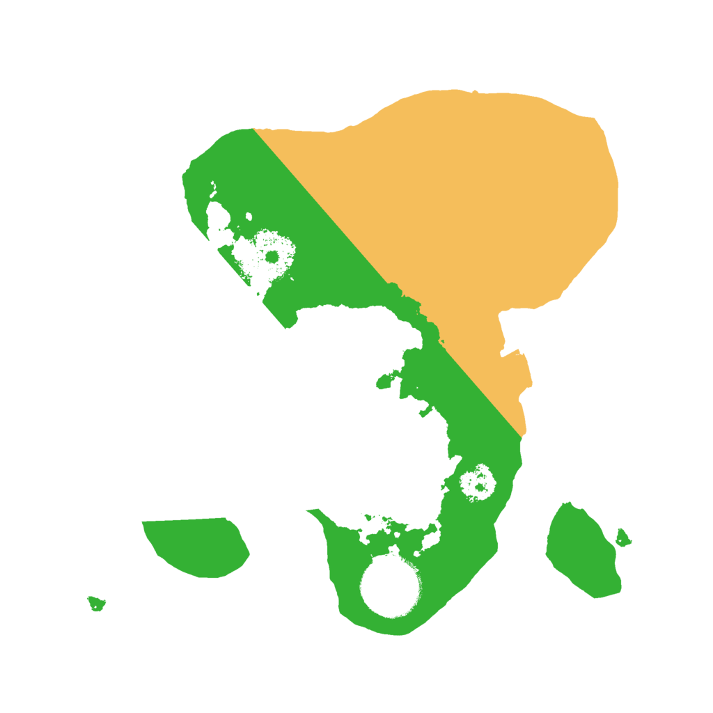 Biome Rust Map: Procedural Map, Size: 2100, Seed: 738264