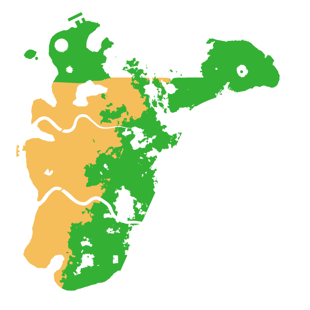Biome Rust Map: Procedural Map, Size: 4096, Seed: 1574642492