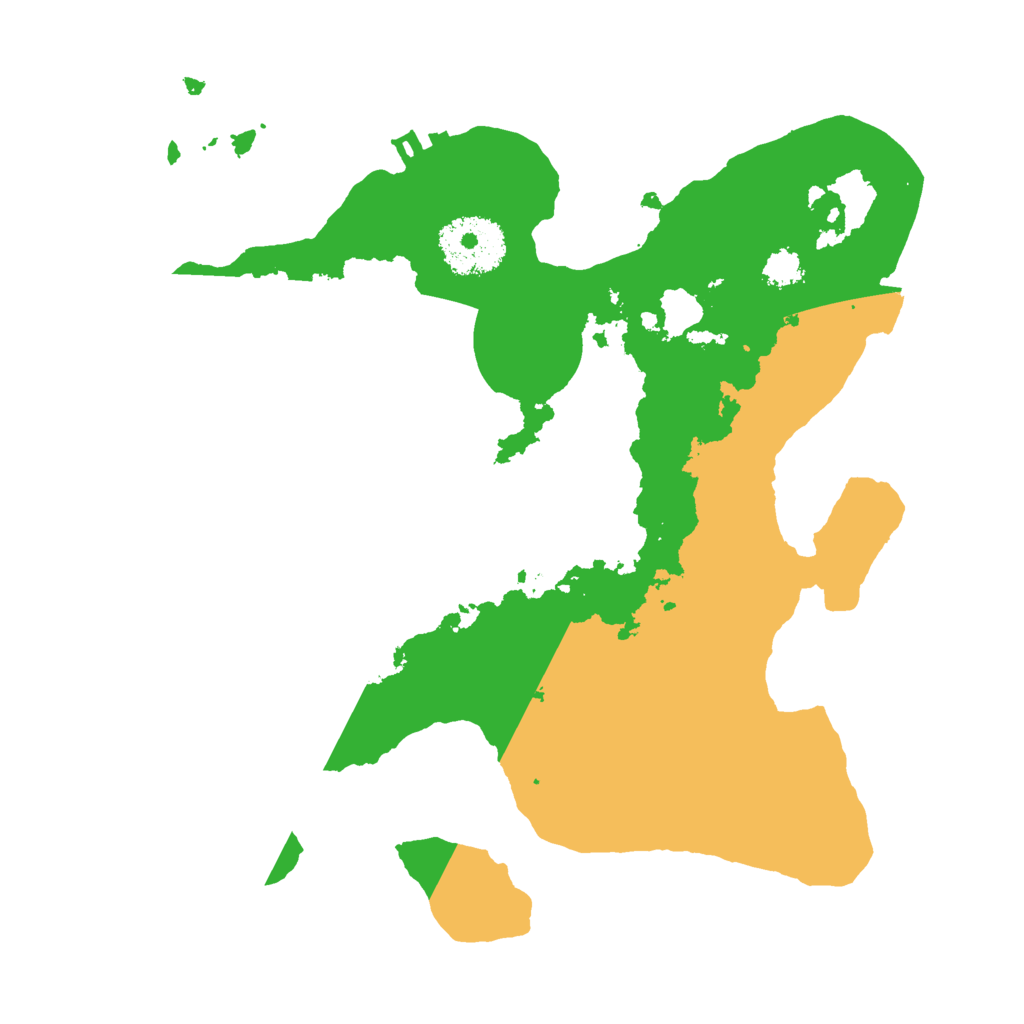 Biome Rust Map: Procedural Map, Size: 2500, Seed: 938731098
