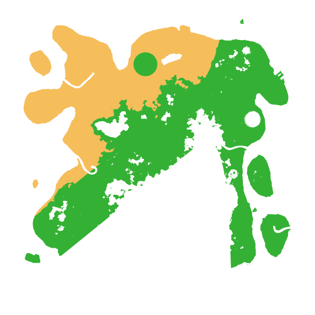Biome Rust Map: Procedural Map, Size: 3500, Seed: 130468014