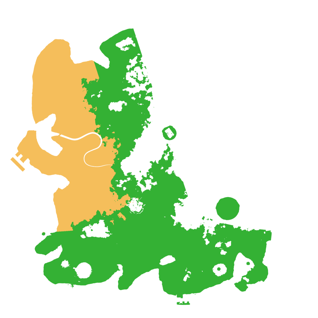 Biome Rust Map: Procedural Map, Size: 3700, Seed: 6487207
