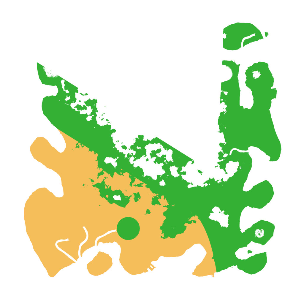 Biome Rust Map: Procedural Map, Size: 3500, Seed: 2143057635