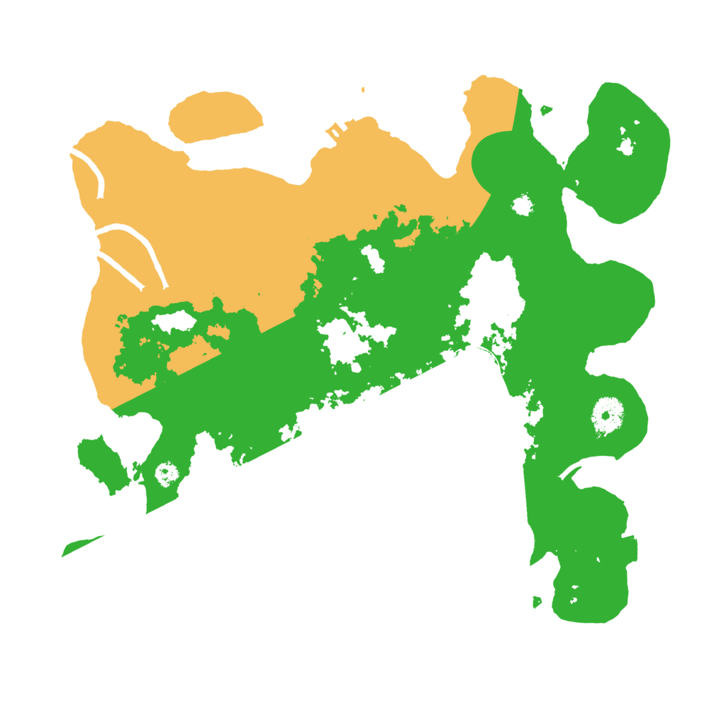 Biome Rust Map: Procedural Map, Size: 3250, Seed: 86753