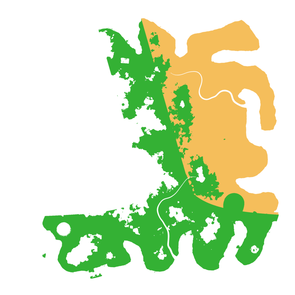 Biome Rust Map: Procedural Map, Size: 3800, Seed: 76952470