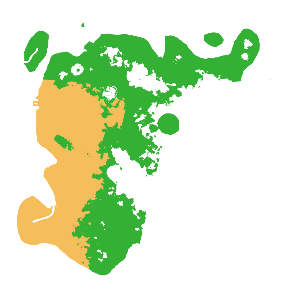Biome Rust Map: Procedural Map, Size: 3700, Seed: 93741460