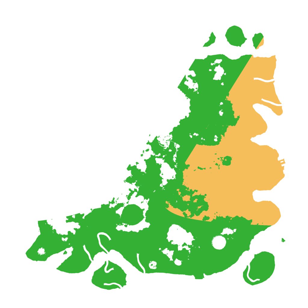 Biome Rust Map: Procedural Map, Size: 3900, Seed: 95129936