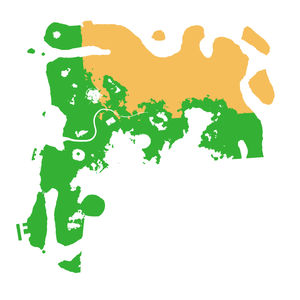 Biome Rust Map: Procedural Map, Size: 3650, Seed: 72626608